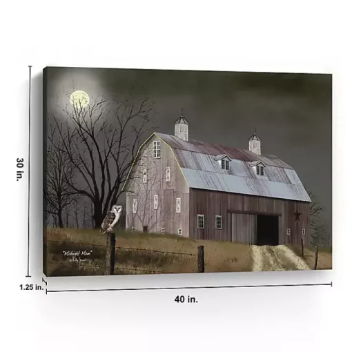 Billy Jacobs Midnight Moon Canvas Art Print