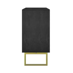 Black & Ivory Sunburst 4-Door Sideboard