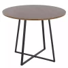 Black and Brown Canary Cosmo Round Dining Table