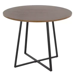 Black and Brown Canary Cosmo Round Dining Table