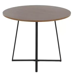 Black and Brown Canary Cosmo Round Dining Table