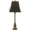 Black and Gold Fleur De Lis Buffet Lamp