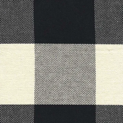 Black and White Buffalo Check Counter Stool