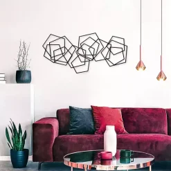 Black Astraga Pentagon Plaque