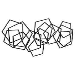 Black Astraga Pentagon Plaque