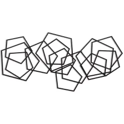 Black Astraga Pentagon Plaque