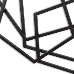 Black Astraga Pentagon Plaque