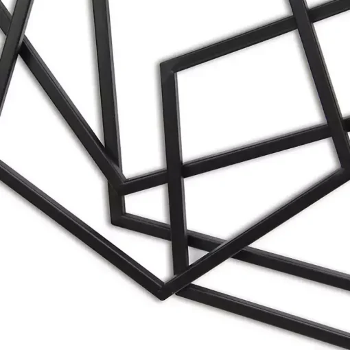 Black Astraga Pentagon Plaque