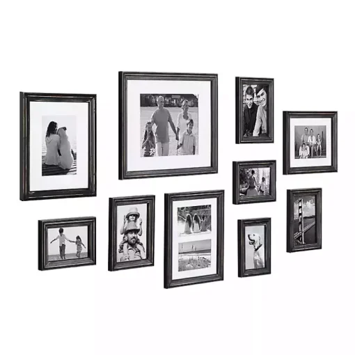 Black Bordeaux 10-pc. Gallery Wall Frame Set