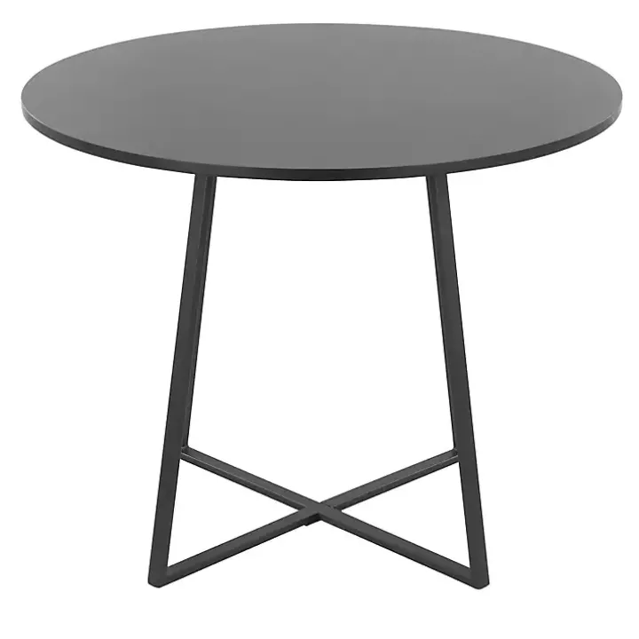 Black Canary Cosmo Round Dining Table