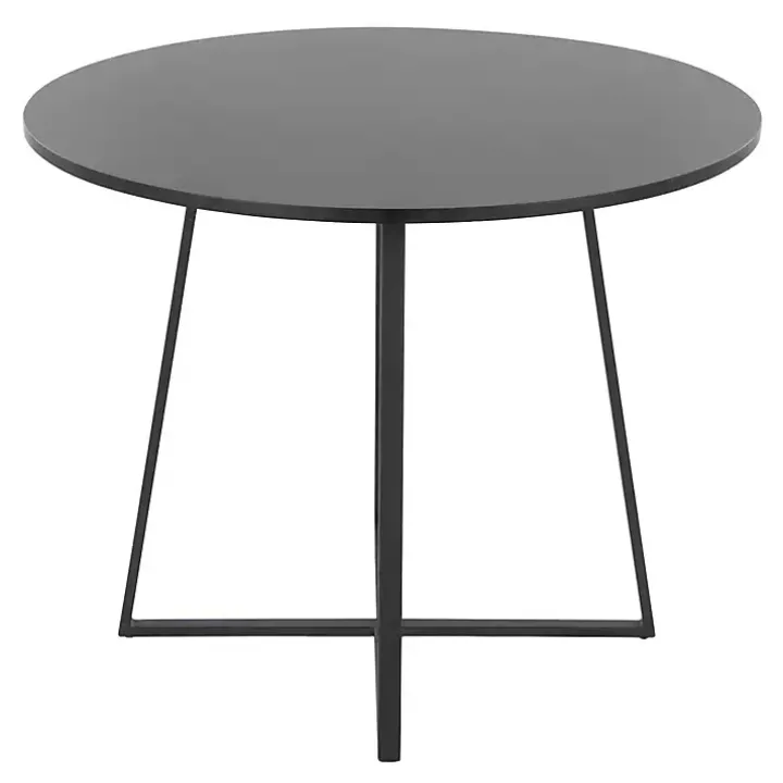 Black Canary Cosmo Round Dining Table