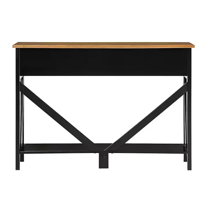 Black Cara Console Table