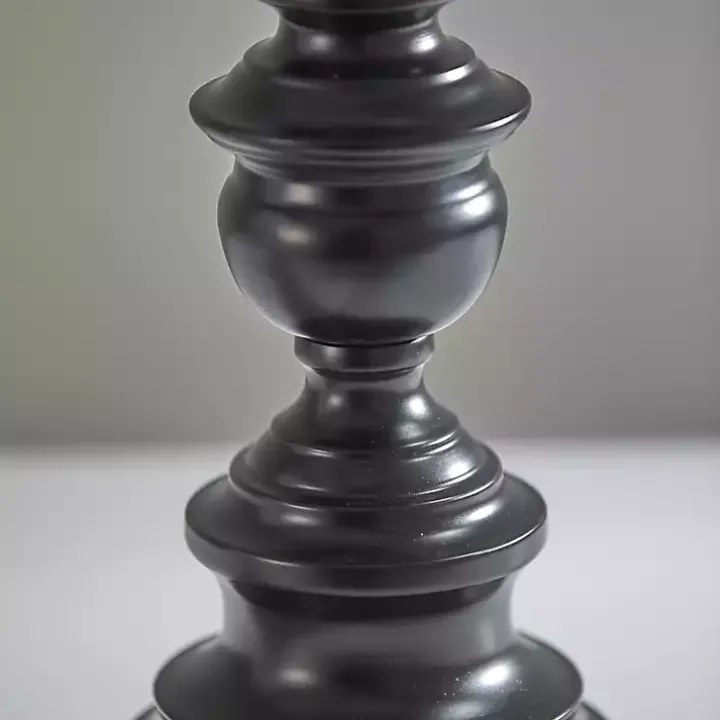 Black Lucas 3-pc. Table and Floor Lamp Set