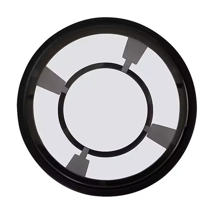 Black Metal & Glass Ravalli Drink Table