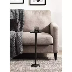 Black Metal Alicia Accent Table