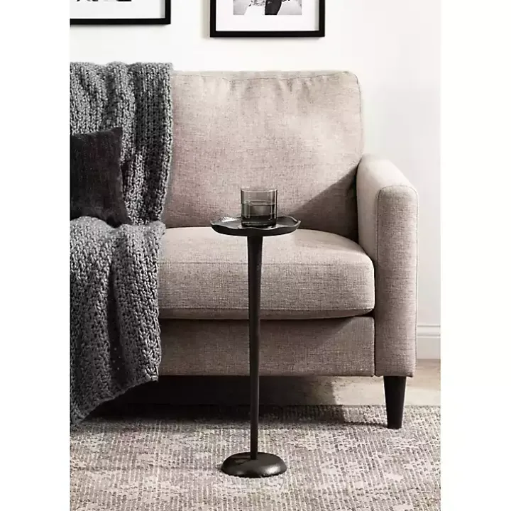 Black Metal Alicia Accent Table