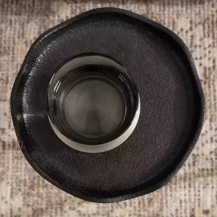 Black Metal Alicia Accent Table