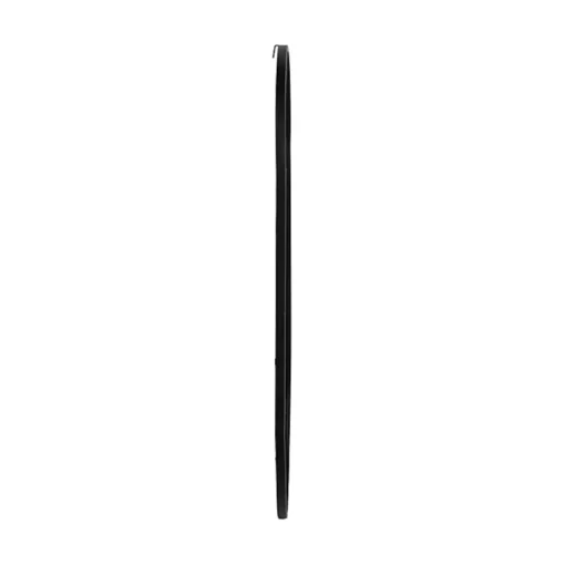 Black Metal Capsule Wall Mirror