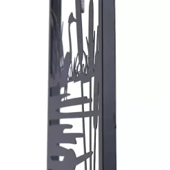 Black Metal Egrets I Wall Plaque