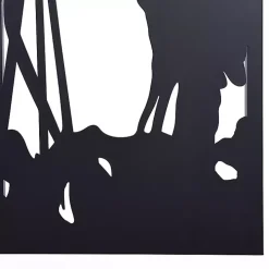 Black Metal Egrets II Wall Plaque