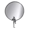 Black Metal Figure Wall Mirror