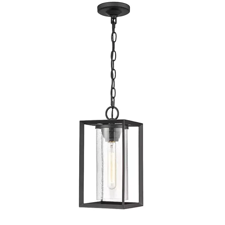 Black Metal Lantern Pendant Light