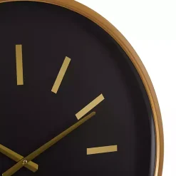Black Metal Modern Thomas Wall Clock