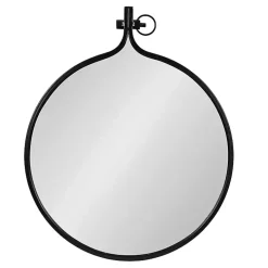 Black Metal Yitro Wall Mirror