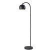 Black Modern Globe Shade Floor Lamp