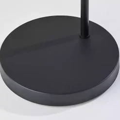 Black Modern Globe Shade Floor Lamp