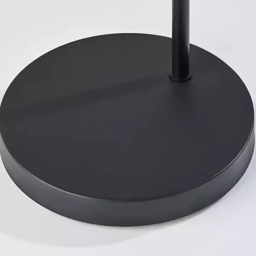 Black Modern Globe Shade Floor Lamp
