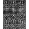 Black Moroccan Area Rug, 8x10