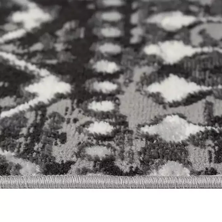 Black Moroccan Area Rug, 8x10