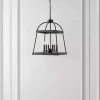 Black Open Frame Adjustable Chandelier