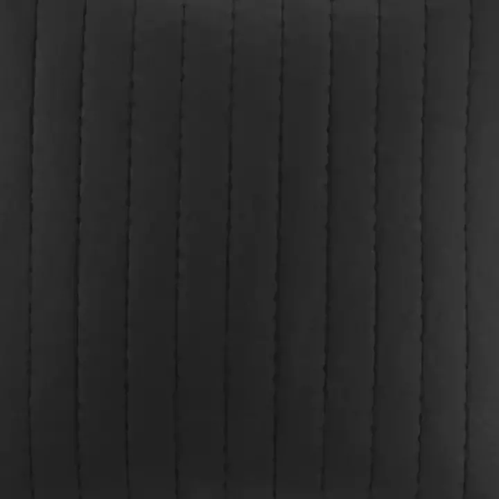 Black Quilted Euro Sham
