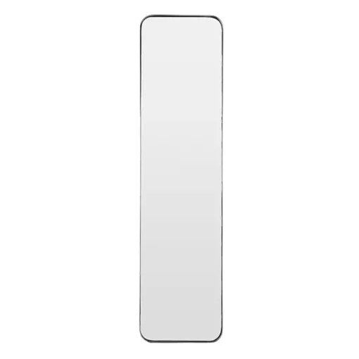 Black Rectangle Beveled Wall Mirror