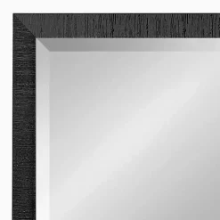Black Reyna Rectangle Wall Mirror