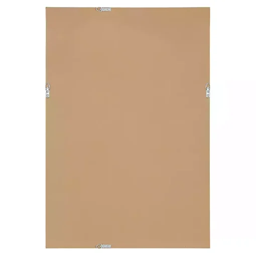 Black Ribbed Renna Wall Mirror, 20x30 in.