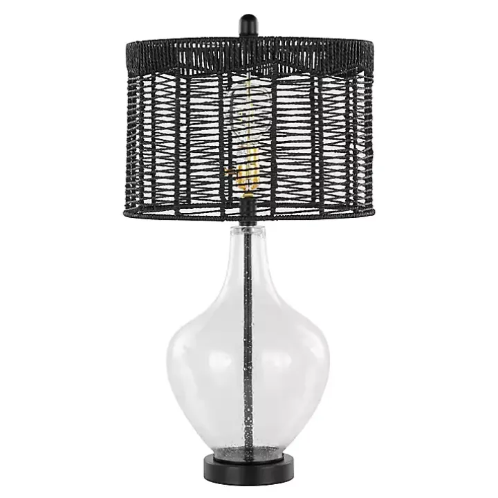 Black Rope Jenny Table Lamps, Set of 2