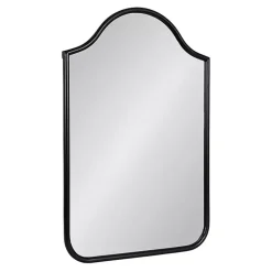 Black Scalloped Arch Fellows Wall Mirror