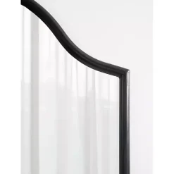 Black Scalloped Arch Fellows Wall Mirror