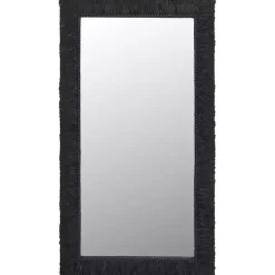 Black Textured Zoelle Wall Mirror