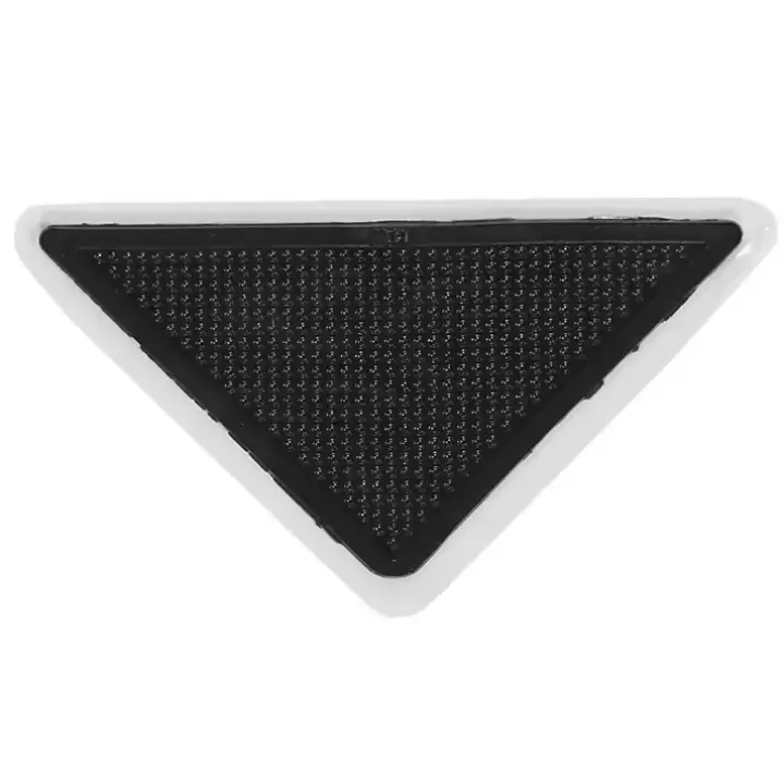 Black Triangle Rug Grippers, Set of 8