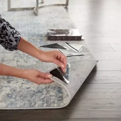 Black Triangle Rug Grippers, Set of 8