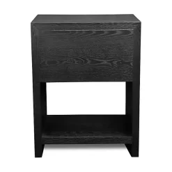 Black Vivara 2-Drawer Nightstand