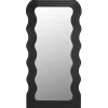 Black Wavy Mayha Leaner Mirror