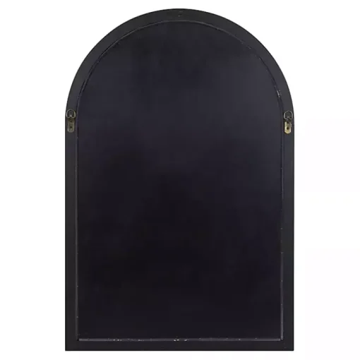 Black Windowpane Arch Geoffrey Mirror