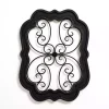 Black Wood and Metal Decorative Wall Plaque