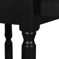 Black Wood Barrett Accent Table