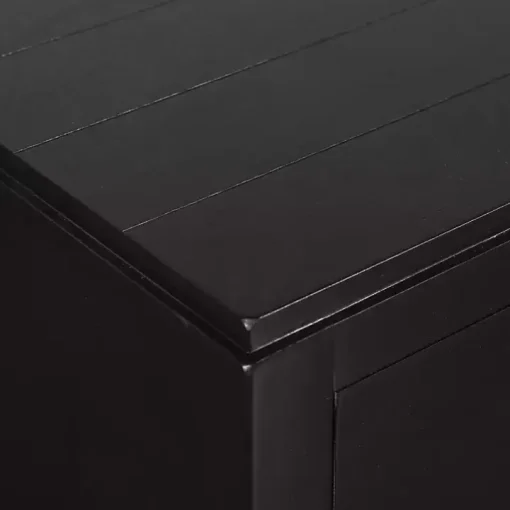 Black Wood 2-Drawer Layla Console Table